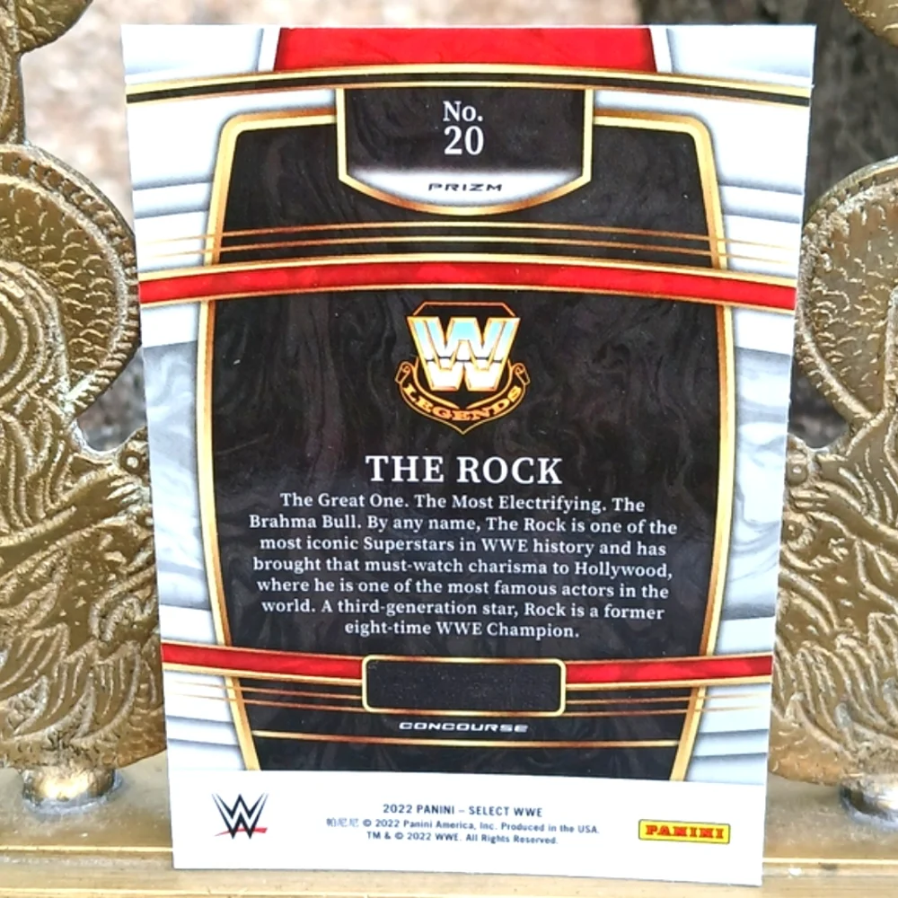 WWE WRESTLING Select Trading Cards - The Rock and Undertaker COLLECTIBLE